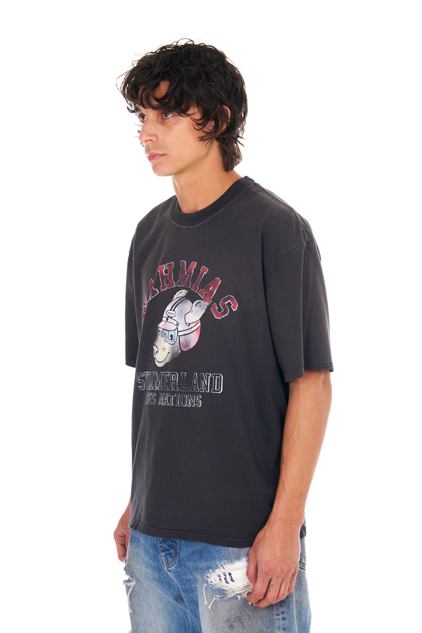 Nahmias Des Nations Boxy T-shirt AGED BLACK