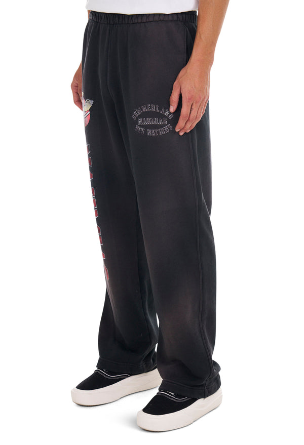 Nahmias Des Nations Wide Sweatpants AGED BLACK