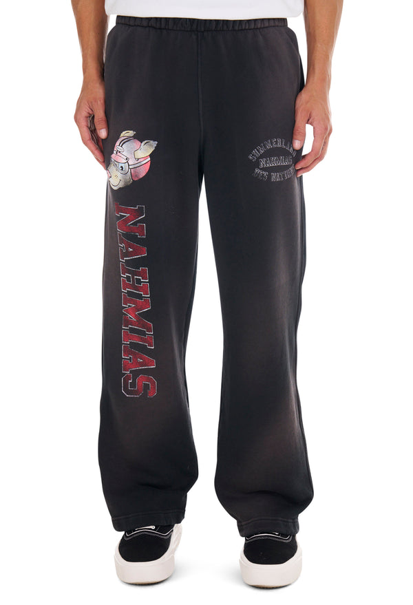 nahmias Des Nations Wide Sweatpants AGED BLACK
