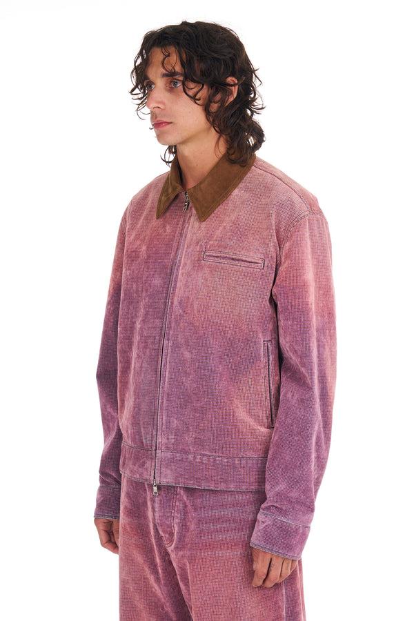 Nahmias Flocked Classic Boxy Jacket DUSTY PINK