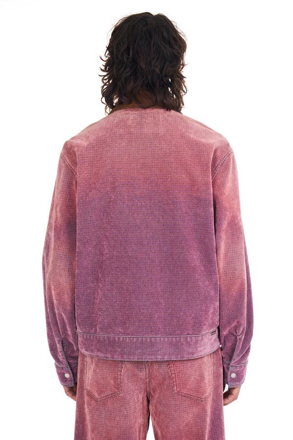 Nahmias Flocked Classic Boxy Jacket DUSTY PINK