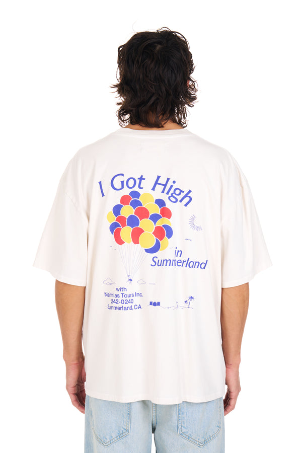 Nahmias High In Summerland Boxy T-shirt EGG WHITE