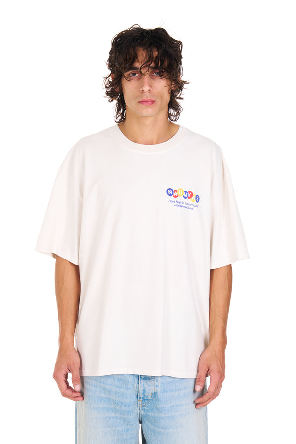 nahmias High in Summerland Boxy T-shirt EGG WHITE