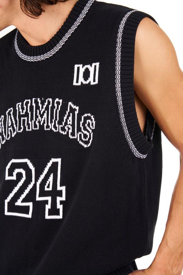 Nahmias Knit 24 Basketball Jersey Black