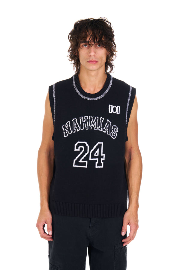 nahmias Knit 24 Basketball Jersey Black