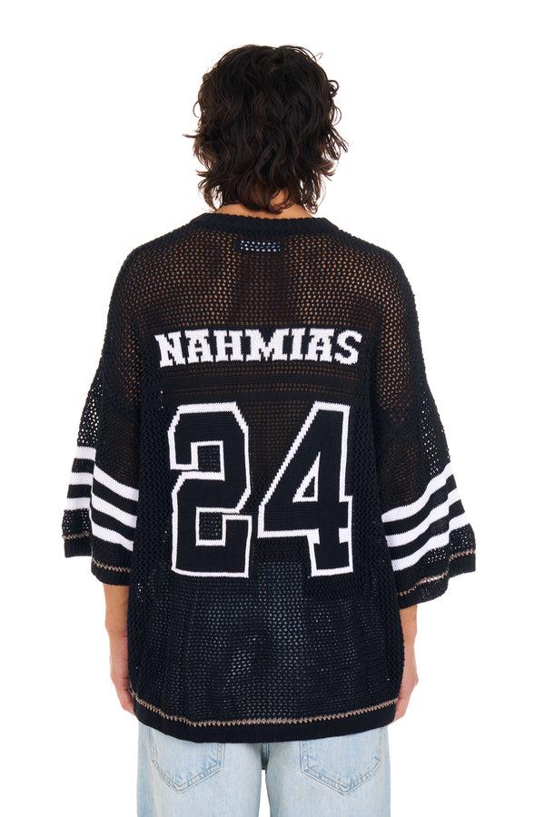 Nahmias Knit 24 Football Shirt In Black Black