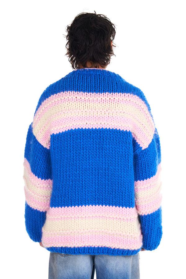 Nahmias Knit Hockey Jersey In Azul AZUL