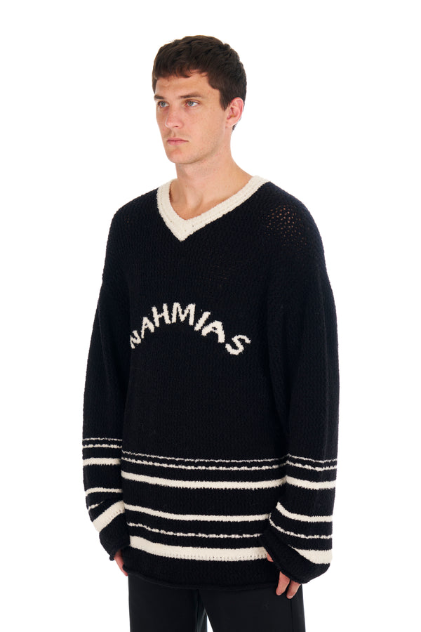 Nahmias Knit Nahmias Hockey Jersey Black