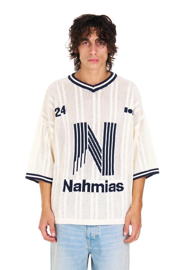 nahmias Knit Tech N Football Shirt IVORY