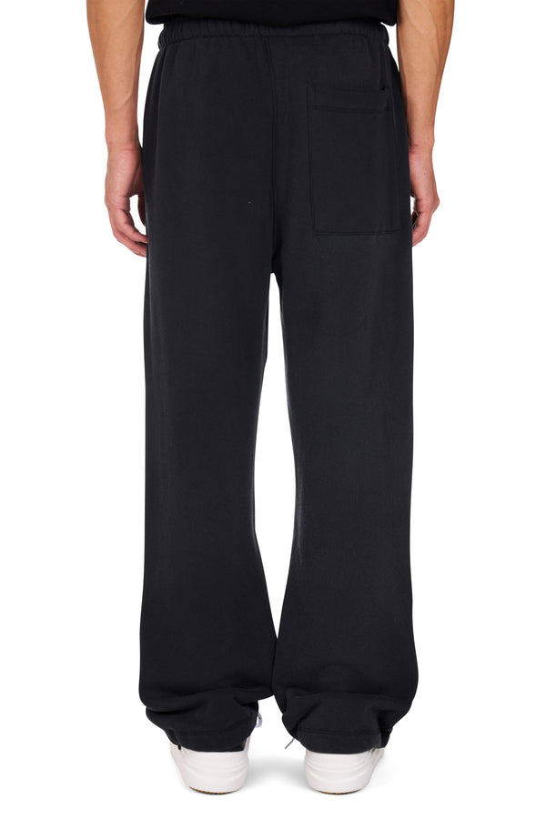 Nahmias Mascot Wide Sweatpant WORN BLACK