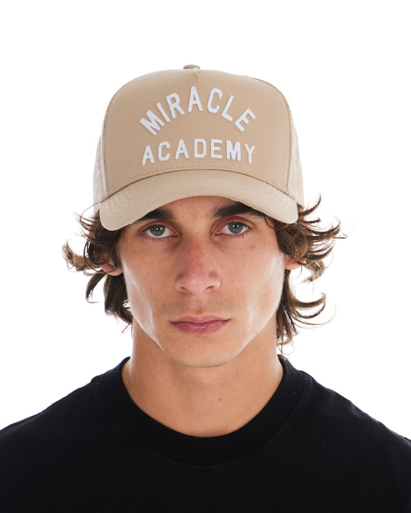 Nahmias Miracle Academy Trucker Hat In Sand SAND