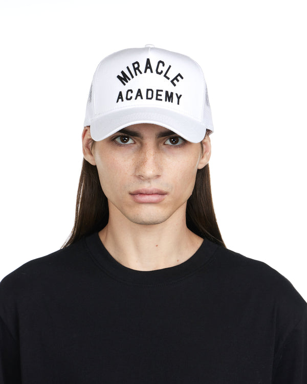 Nahmias Miracle Academy Trucker Hat In White White