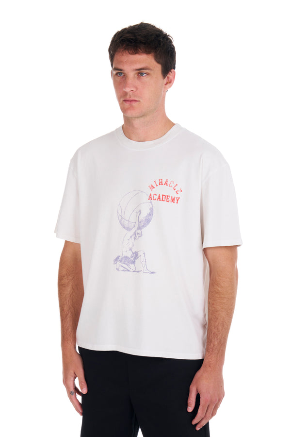 Nahmias Miracle Atlas Boxy T-shirt EGG WHITE