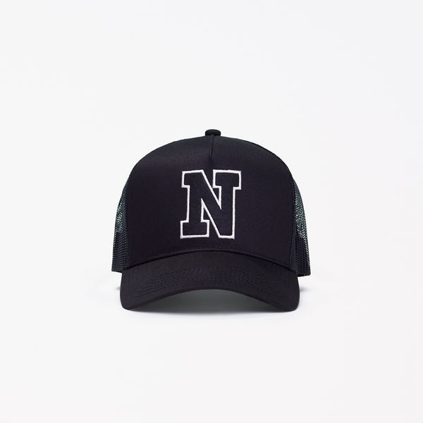 nahmias N Varsity Trucker Hat Black