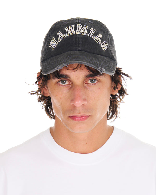 Nahmias Nahmias Chenille Dad Cap OFF BLACK