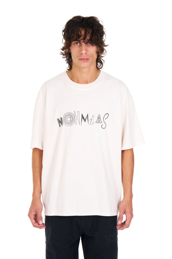 nahmias Nahmias Collage Boxy T-shirt EGG WHITE