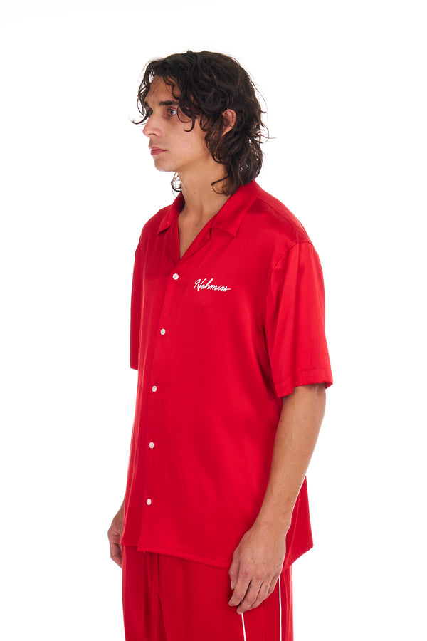 Nahmias Nahmias S/S Silk Shirt CHERRY