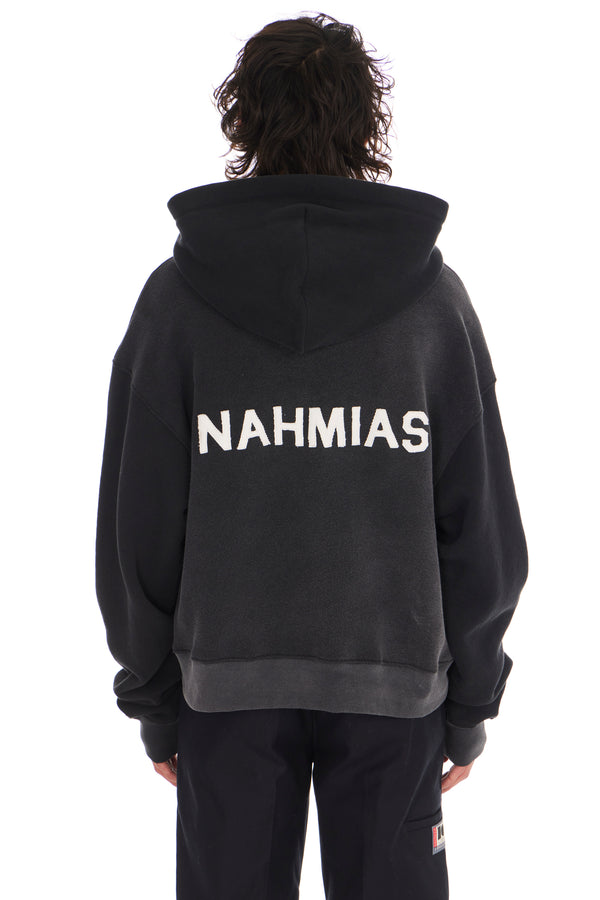 Nahmias Nahmias Zip-Up Hoodie WORN BLACK