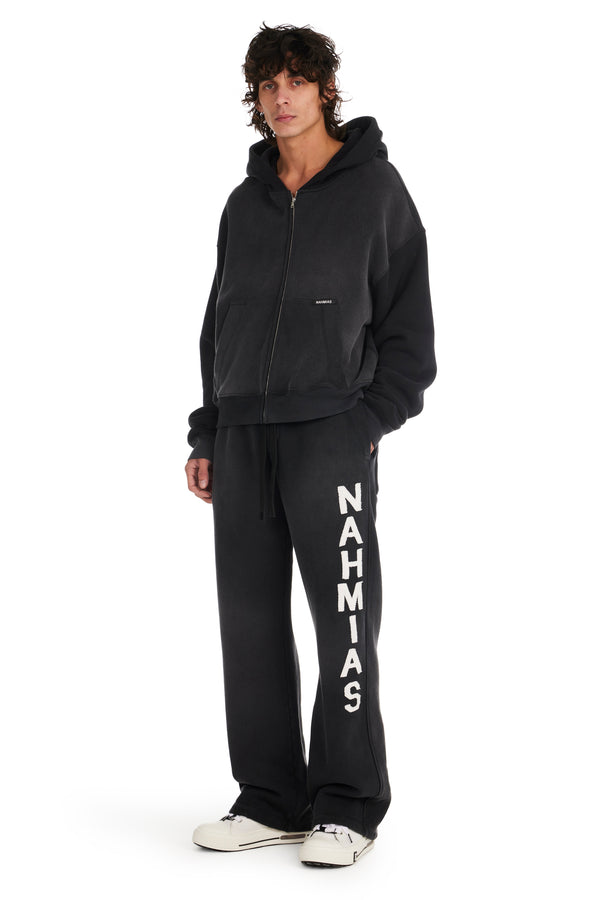 Nahmias Nahmias Zip-Up Hoodie WORN BLACK