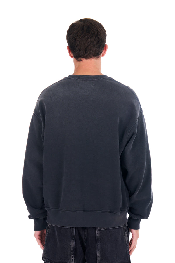 Nahmias No Gym Allowed Crewneck SUNFADE BLACK