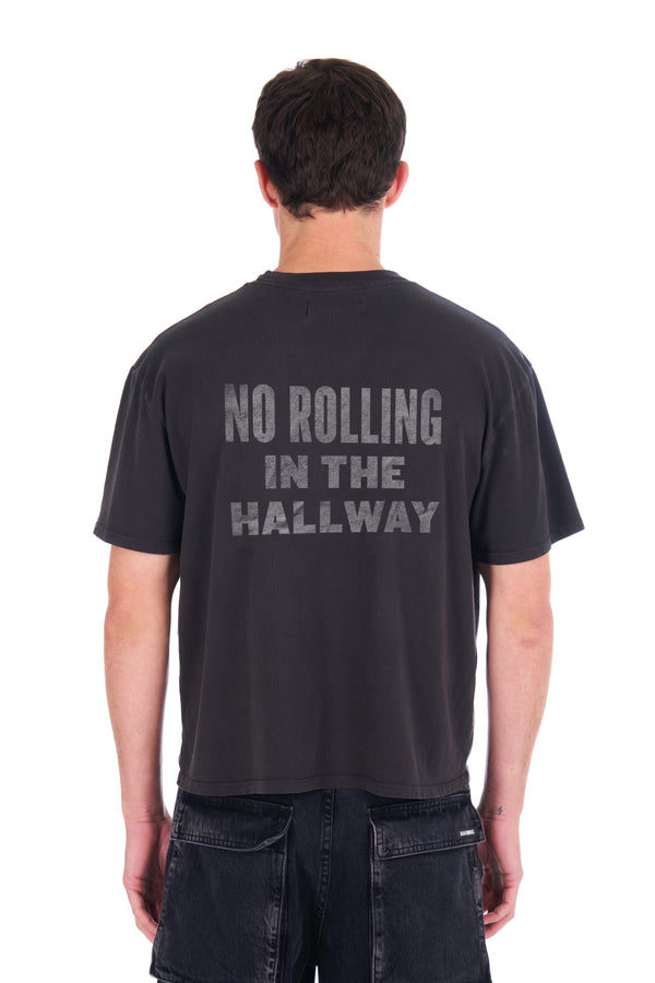 Nahmias No Rolling Boxy T-shirt OFF BLACK