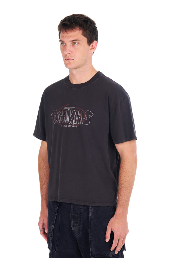 Nahmias No Rolling Boxy T-shirt OFF BLACK