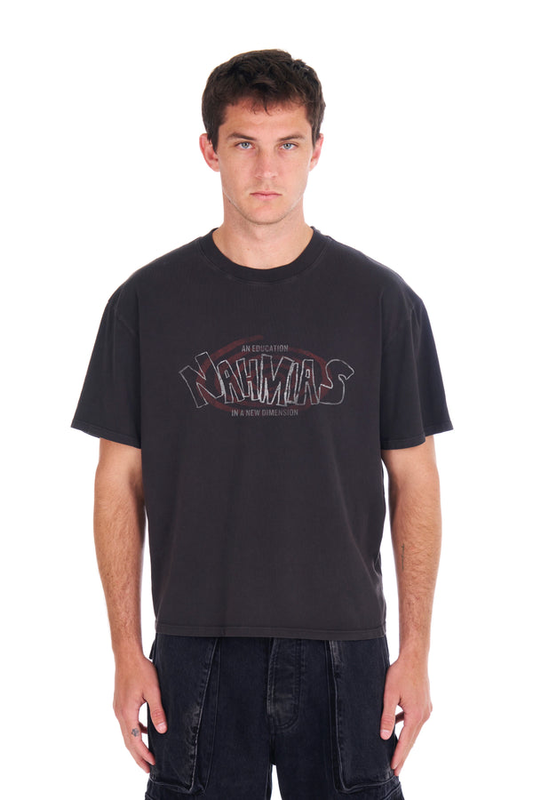 nahmias No Rolling Boxy T-shirt OFF BLACK