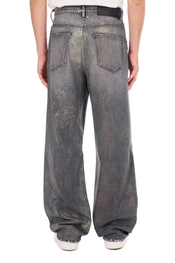 Nahmias Oil Spill Baggy Jean CHARCOAL WASH