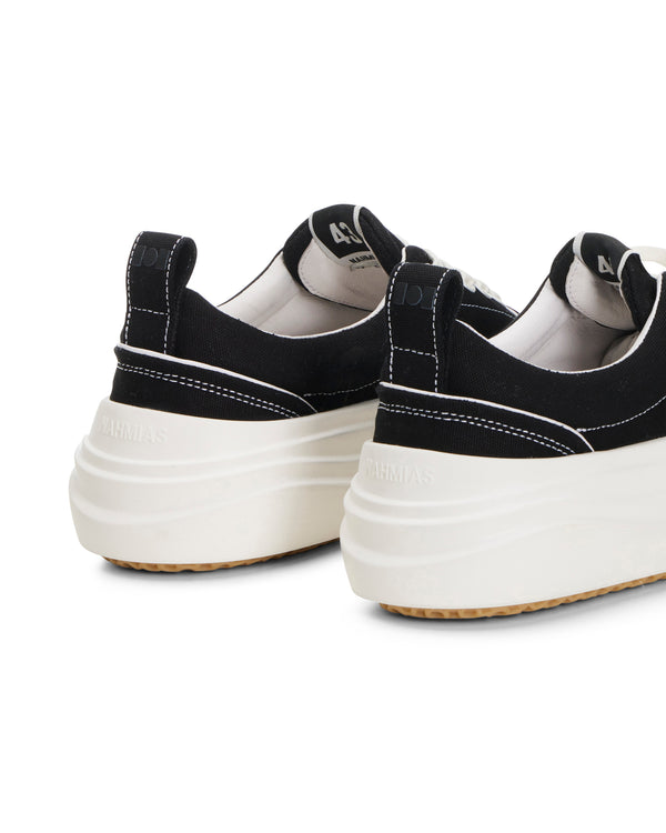 Nahmias Ollie Canvas Sneaker In Black Black