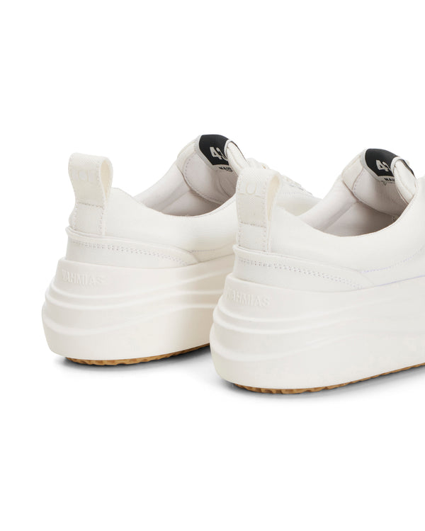 Nahmias Ollie Canvas Sneaker In White White