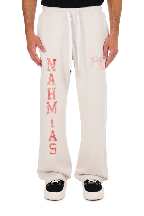 nahmias P.E. Cherub Baggy Sweatpants EGG WHITE