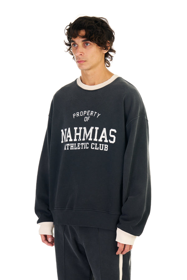 Nahmias P.E. Crewneck WORN BLACK