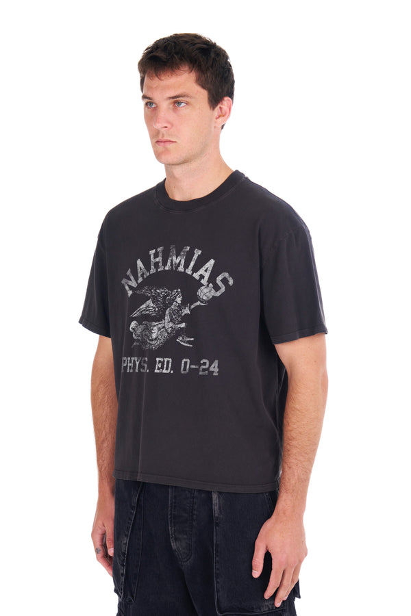 Nahmias PHYS. ED. Boxy T-shirt In Black OFF BLACK