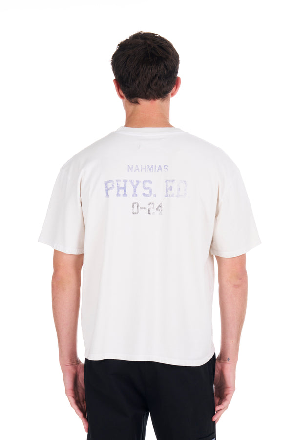 Nahmias PHYS. ED. Boxy T-shirt In White EGG WHITE