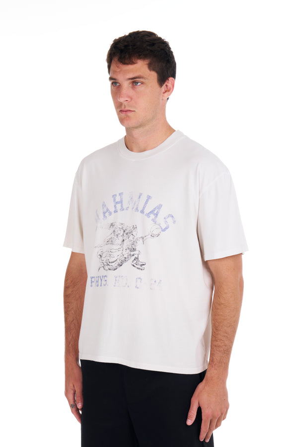 Nahmias PHYS. ED. Boxy T-shirt In White EGG WHITE