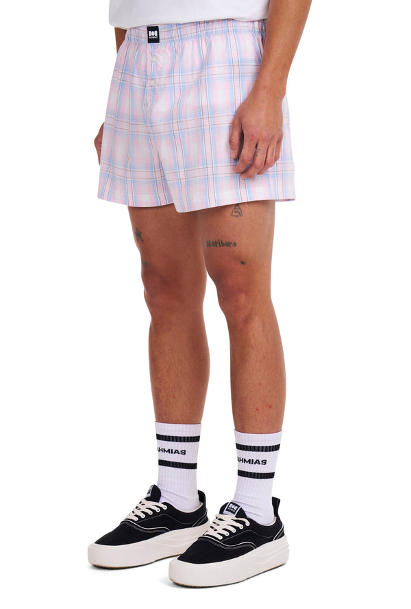 Nahmias Plaid Pink Boxer Shorts PINK PLAID