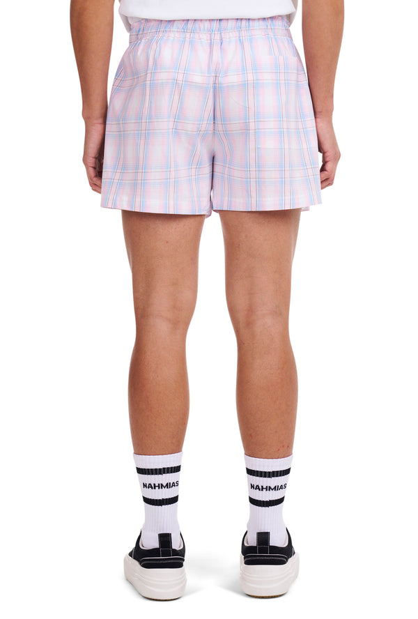 Nahmias Plaid Pink Boxer Shorts PINK PLAID