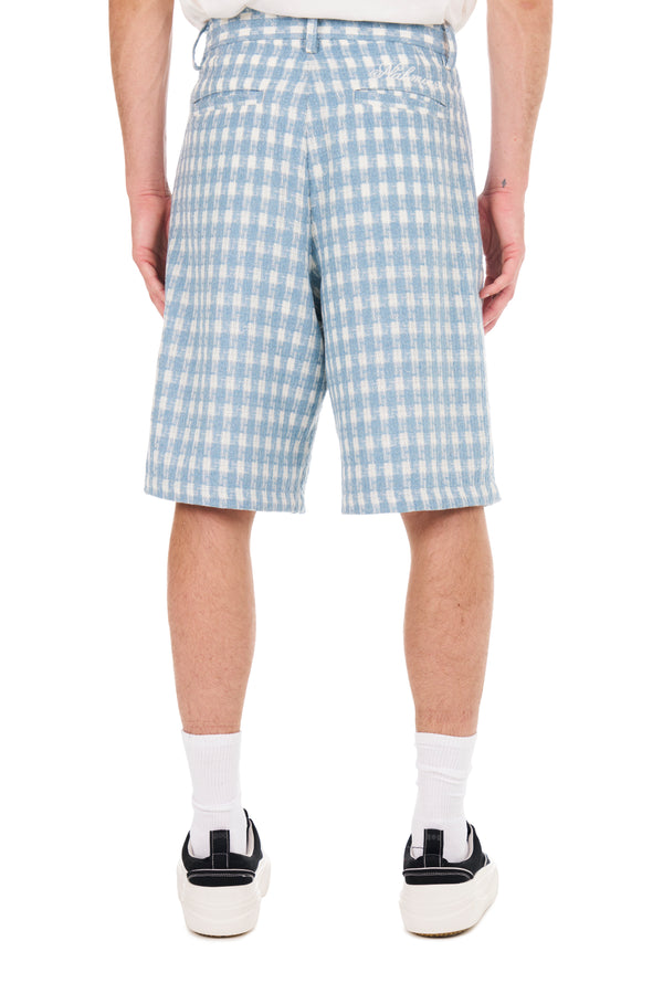 Nahmias Plaid Pleated Shorts