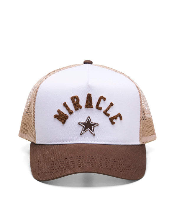 nahmias Players Trucker Hat in Brown BROWN