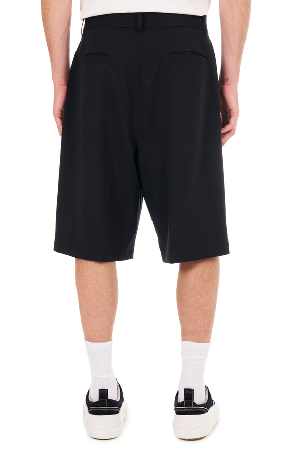 Nahmias Pleated Shorts In Black Black