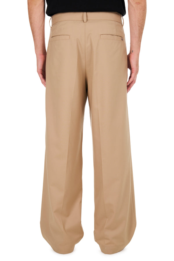 Nahmias Pleated Trousers Sand SAND