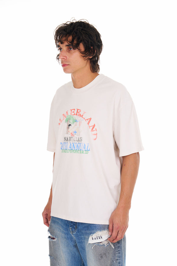 Nahmias Point Dune Races Boxy T-shirt EGG WHITE