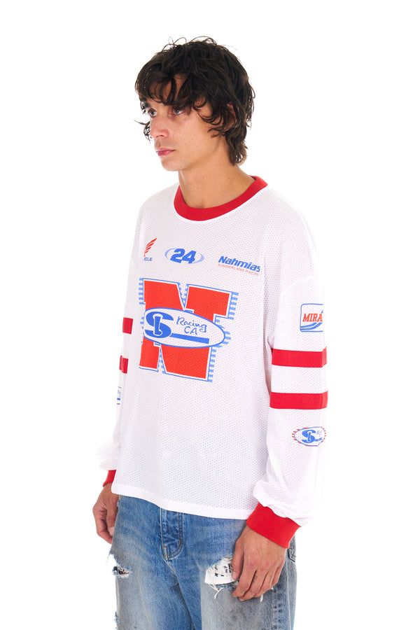Nahmias Racing Mesh Jersey White