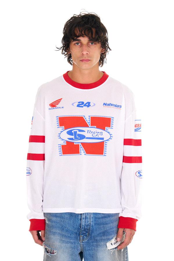 nahmias Racing Mesh Jersey White