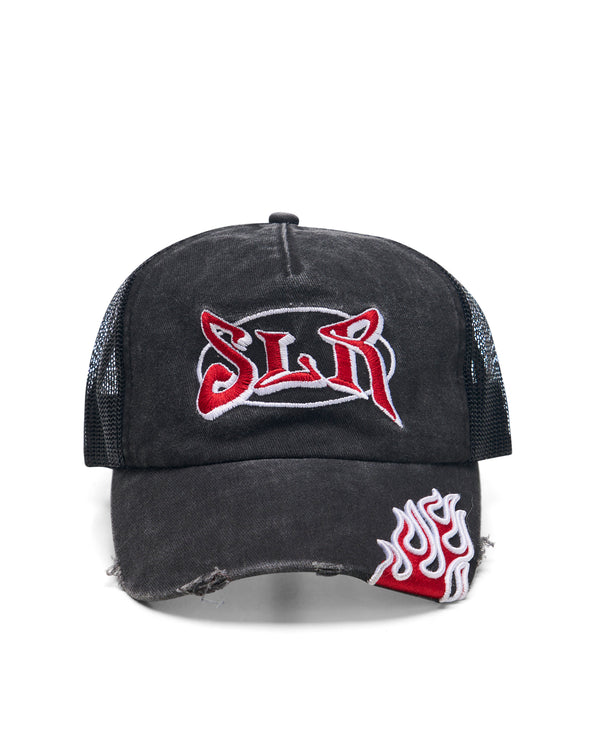 nahmias SLR Flame Hat AGED BLACK