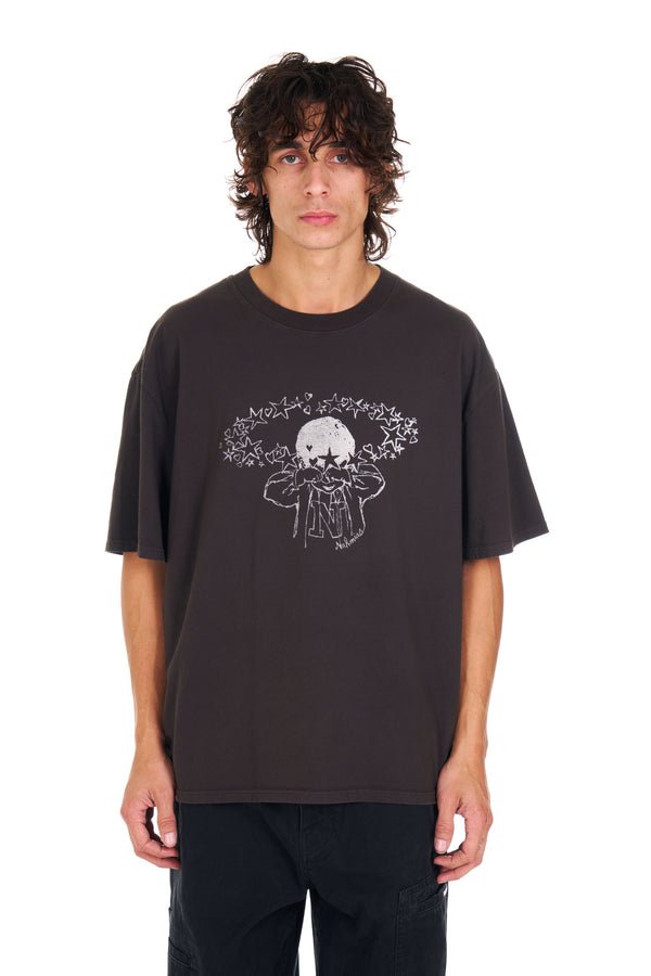 nahmias Star Kid Boxy T-shirt OFF BLACK