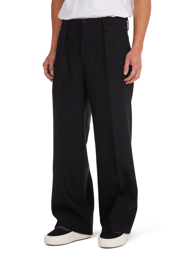 Nahmias Suiting Pleated Trousers Black