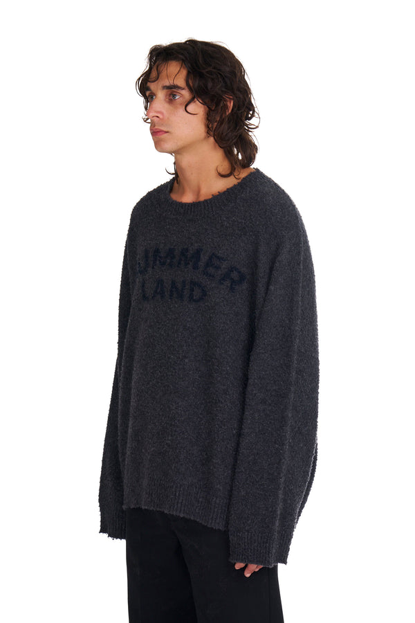 Nahmias Summerland Oversized Crewneck CHARCOAL