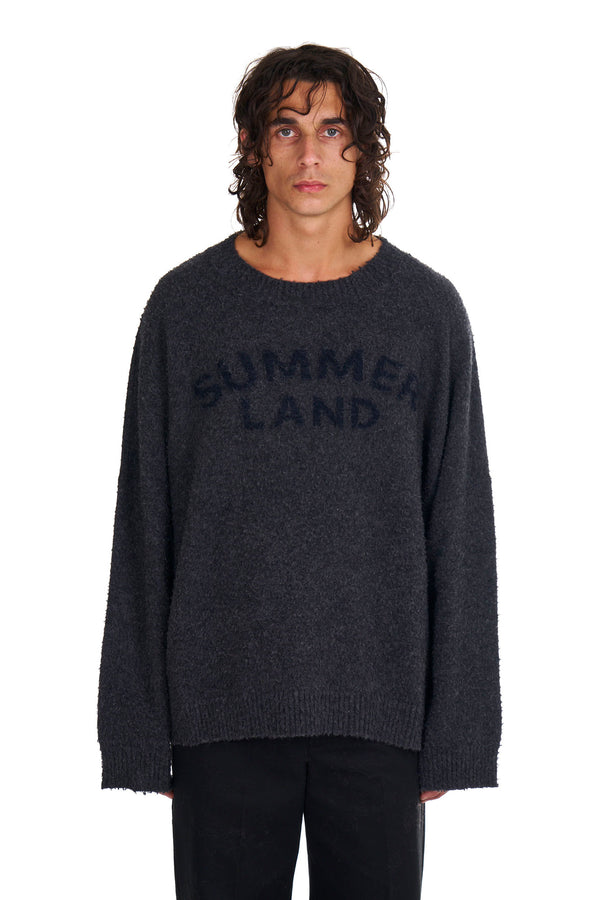 nahmias Summerland Oversized Crewneck CHARCOAL