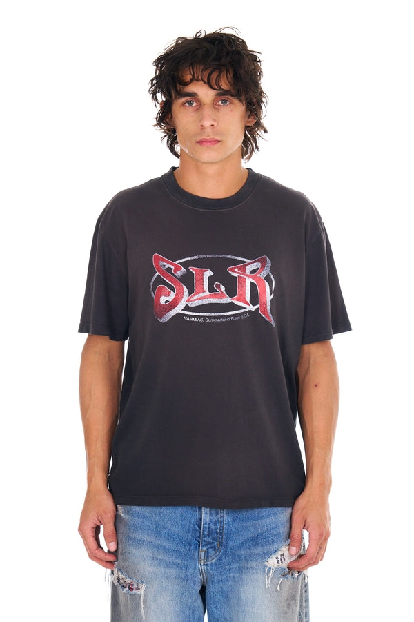 nahmias Summerland Racing Boxy T-shirt AGED BLACK